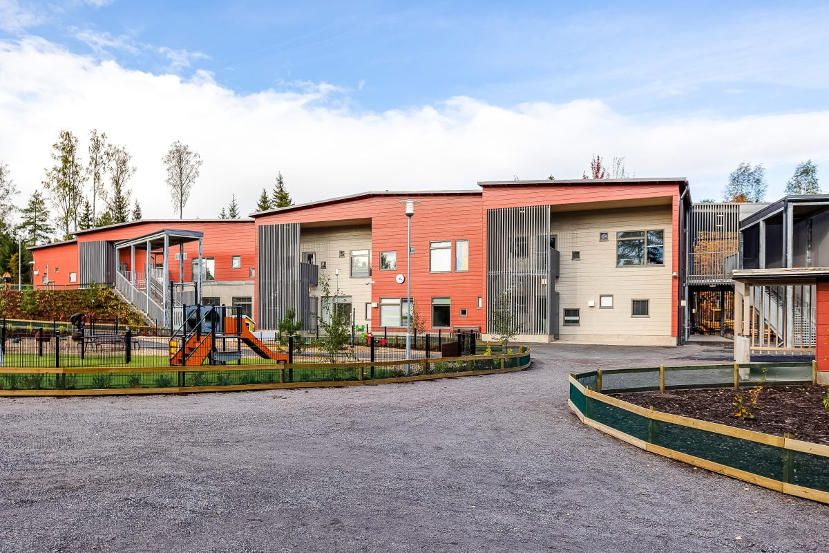 Koivukylän päiväkoti julkisivu